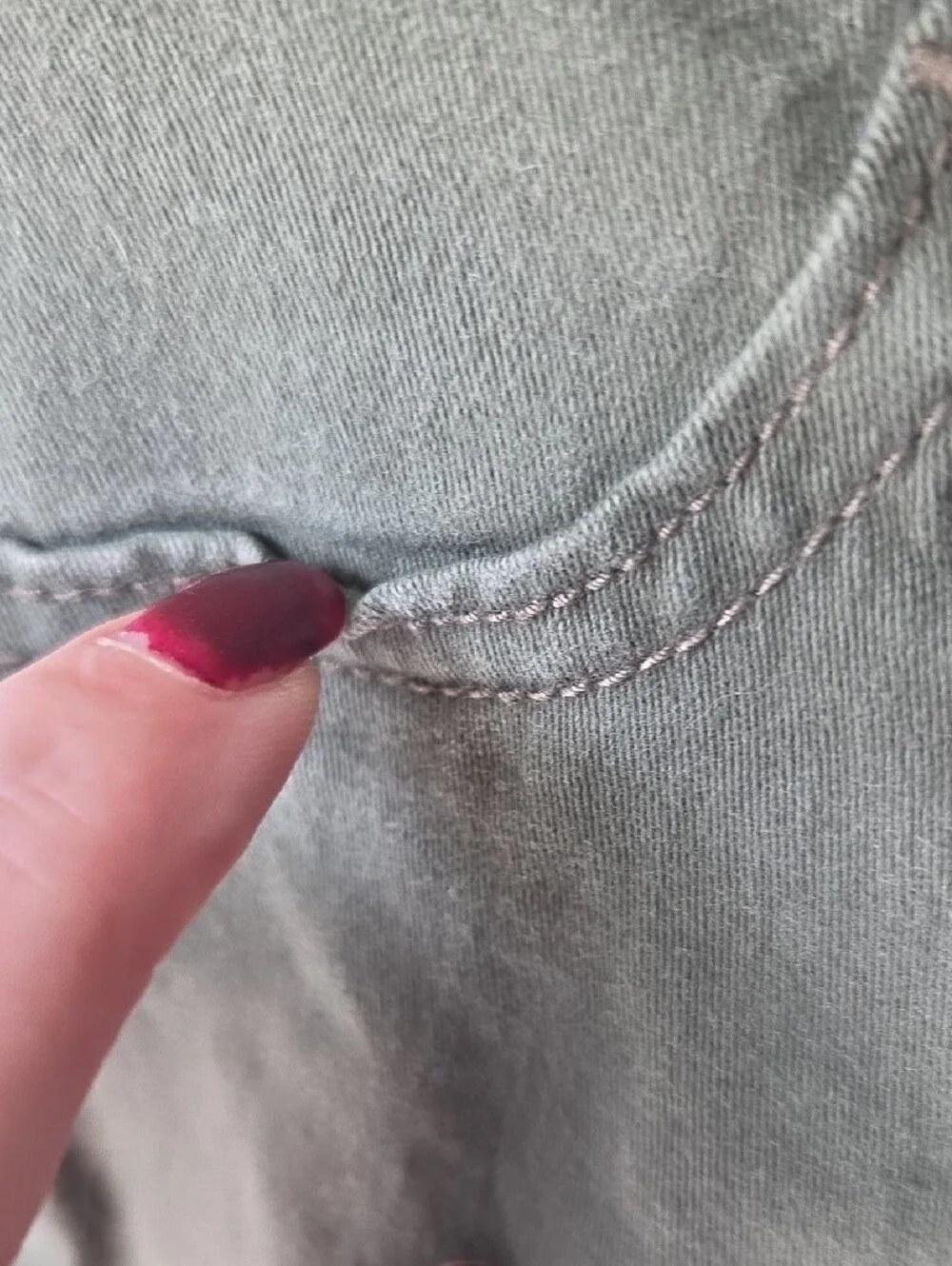 Hollister Olive Super Skinny Jeans 1r